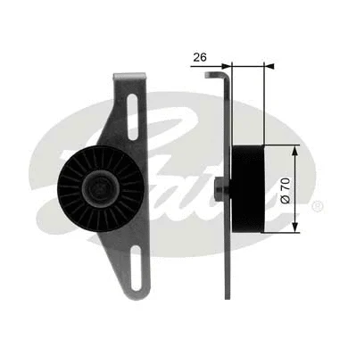 Belt Tensioner, V-ribbed belt (T38484)