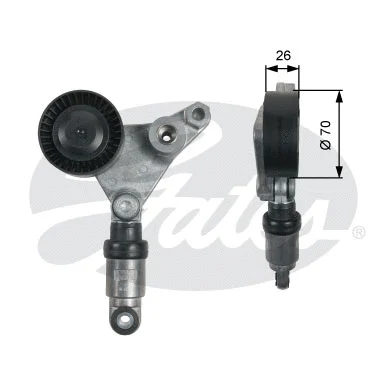 Belt Tensioner, V-ribbed belt (T39258)