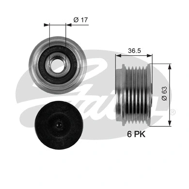 Alternator Freewheel Clutch (OAP7051)
