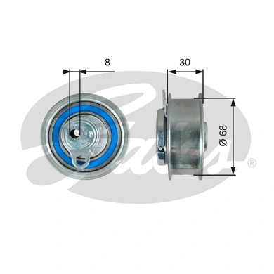 Tensioner Pulley, timing belt (T43219)