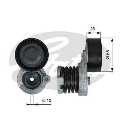 Belt Tensioner, V-ribbed belt (T39340)