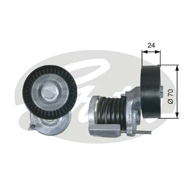 Belt Tensioner, V-ribbed belt (T38427)