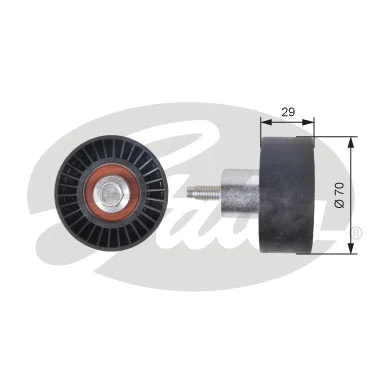 Deflection/Guide Pulley, timing belt (T42164)