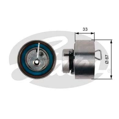Tensioner Pulley, timing belt (T43005)