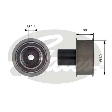 Deflection/Guide Pulley, timing belt (T42136)