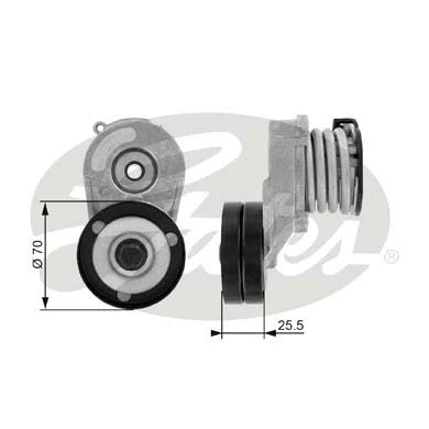 Belt Tensioner, V-ribbed belt (T38432)
