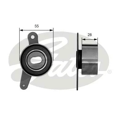 Tensioner Pulley, timing belt (T41012)