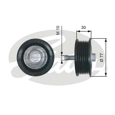 Deflection/Guide Pulley, V-ribbed belt (T36610)