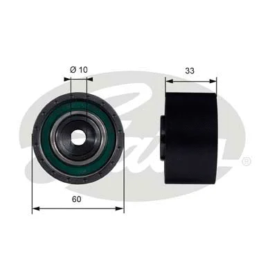 Deflection/Guide Pulley, timing belt (T42010)