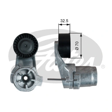 Belt Tensioner, V-ribbed belt (T39389)