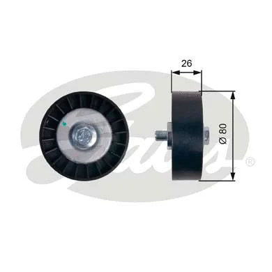 Deflection/Guide Pulley, V-ribbed belt (T36404)