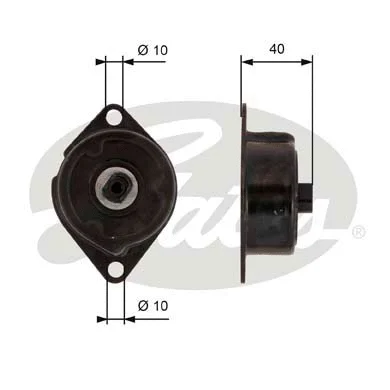 Belt Tensioner, V-ribbed belt (T38499)