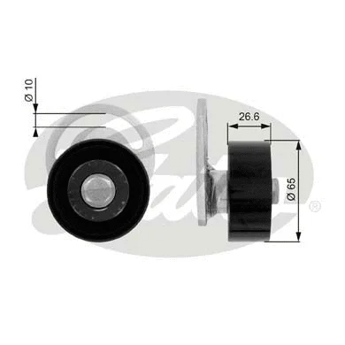 Tensioner Pulley, V-ribbed belt (T36058)