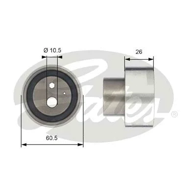 Tensioner Pulley, timing belt (T41311)
