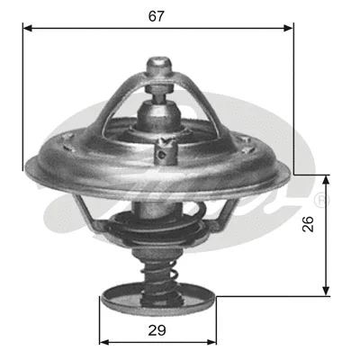 Thermostat, coolant (TH09180G1)