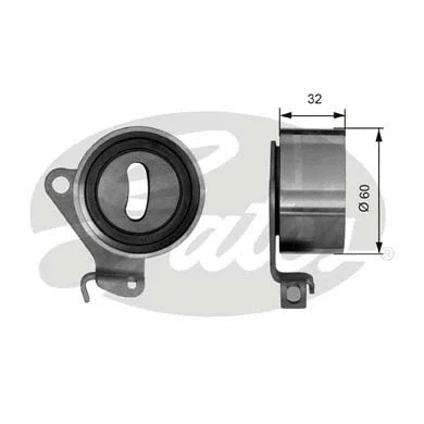 Tensioner Pulley, timing belt (T41048)