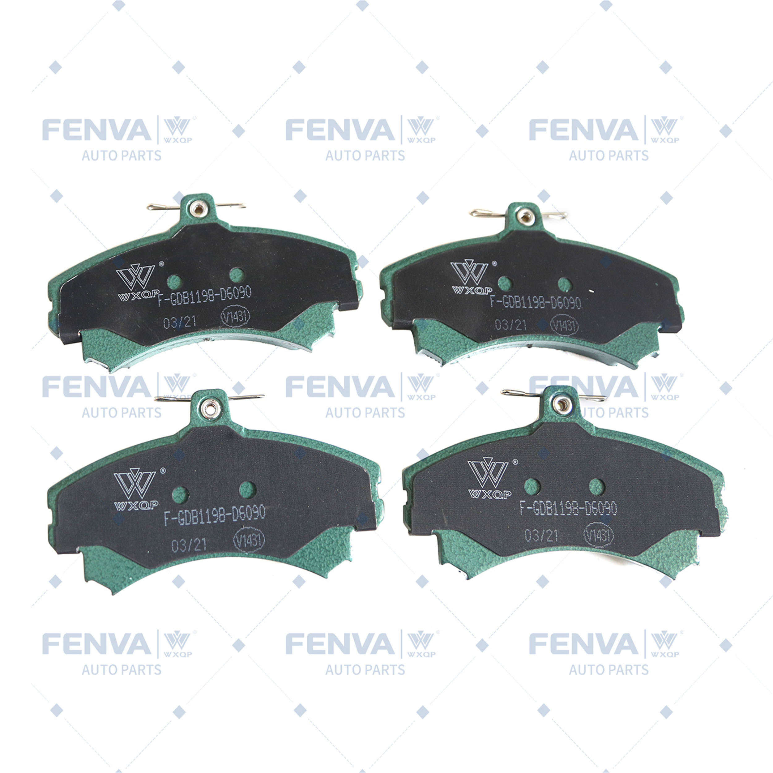 Brake Pad Set, disc brake (40809)