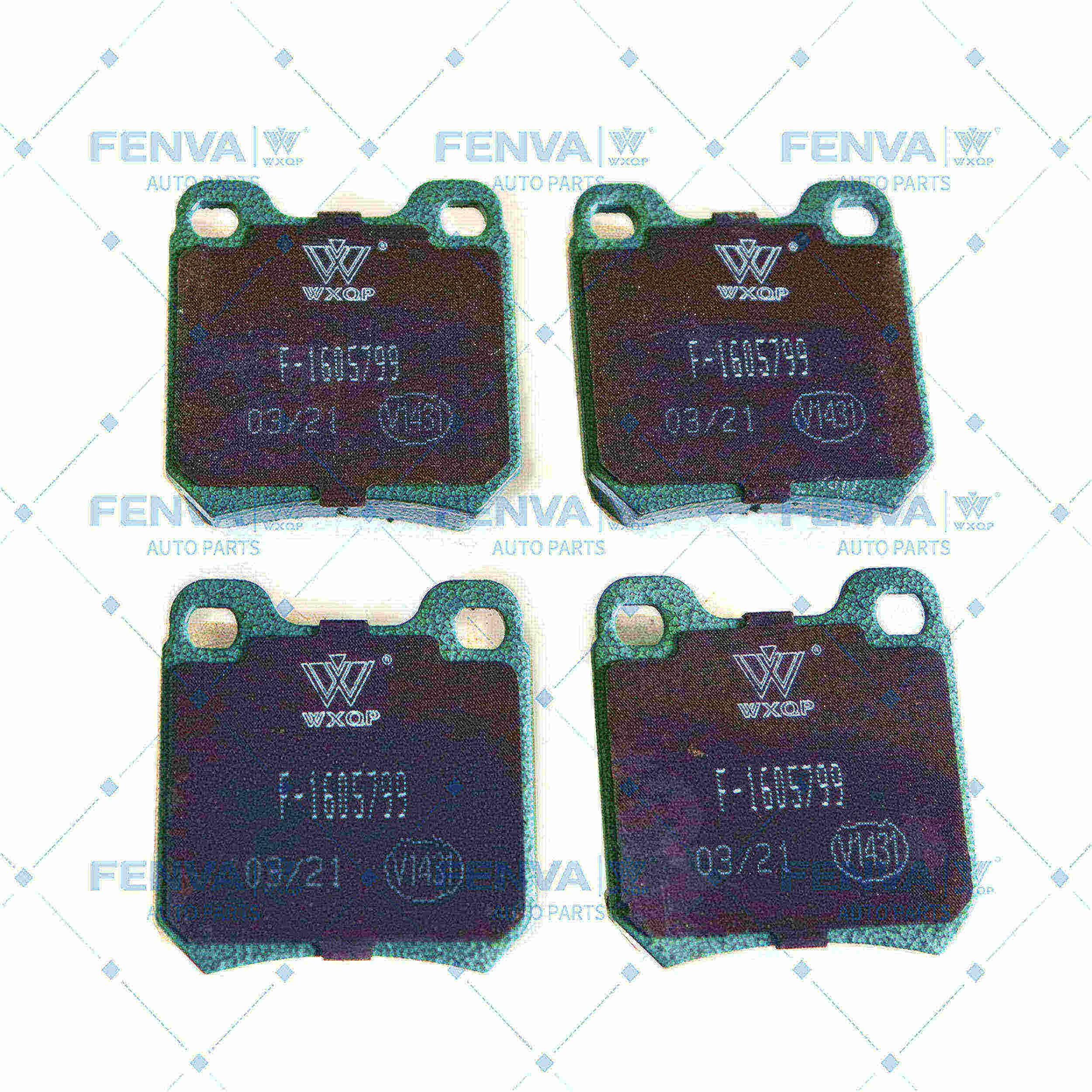 Brake Pad Set, disc brake (540051)