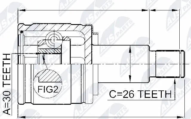 Joint Kit, drive shaft (NPW-SU-009)