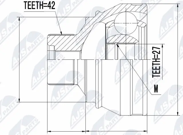 Joint Kit, drive shaft (NPZ-AU-052)