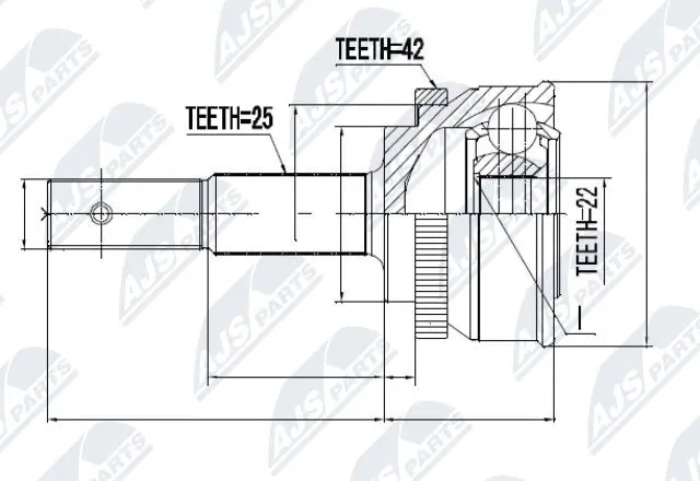 Joint Kit, drive shaft (NPZ-NS-056)