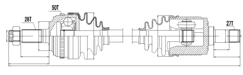 Drive Shaft (NPW-HD-038)