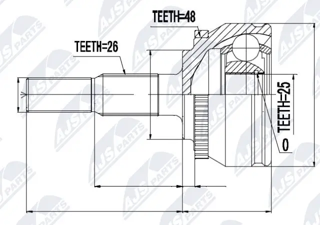 Joint Kit, drive shaft (NPZ-VV-001)