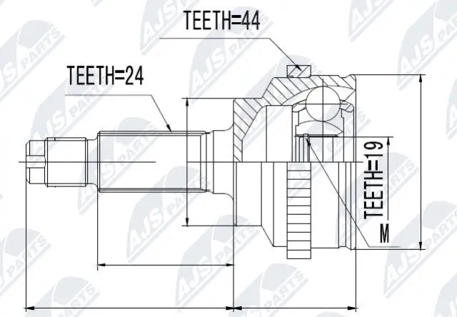 Joint Kit, drive shaft (NPZ-MZ-014)
