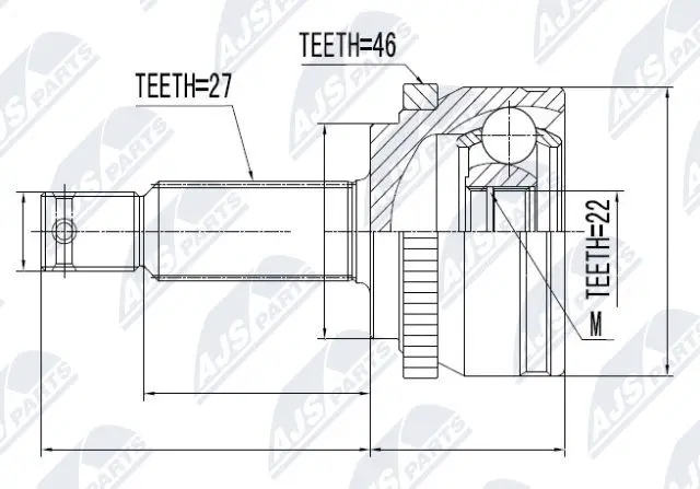 Joint Kit, drive shaft (NPZ-KA-308)
