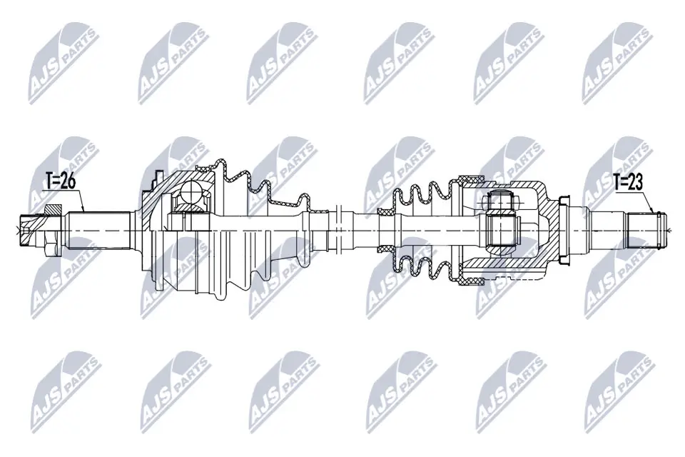 Drive Shaft (NPW-TY-163)