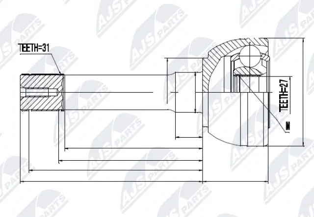 Joint Kit, drive shaft (NPZ-NS-011)
