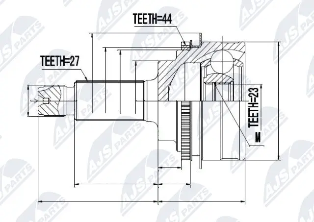 Joint Kit, drive shaft (NPZ-SB-017)