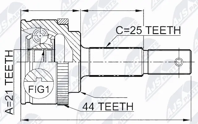 Joint Kit, drive shaft (NPZ-NS-086)