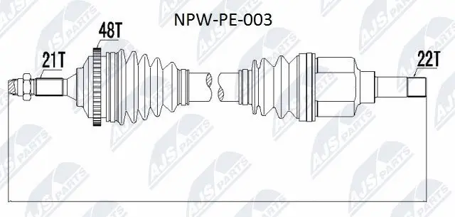 Drive Shaft (NPW-PE-003)