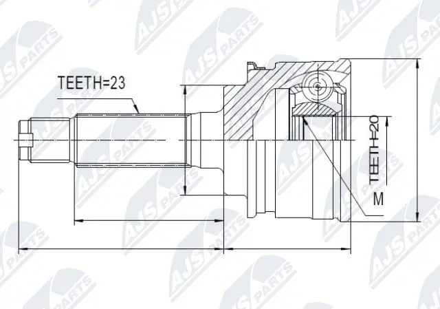 Joint Kit, drive shaft (NPZ-SU-009)