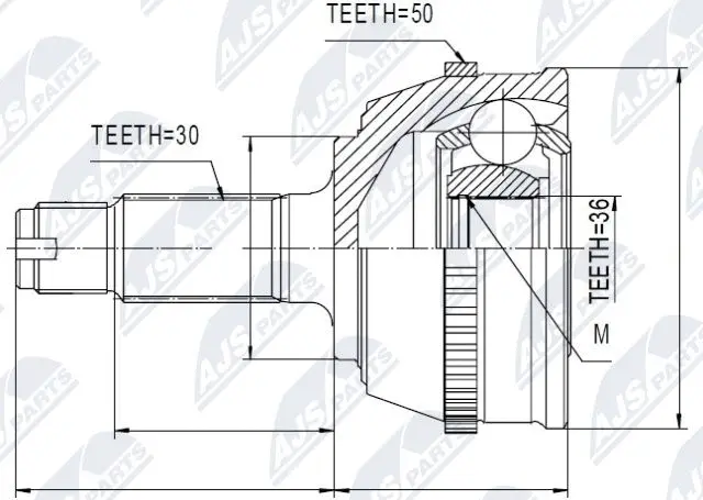 Joint Kit, drive shaft (NPZ-HD-018)