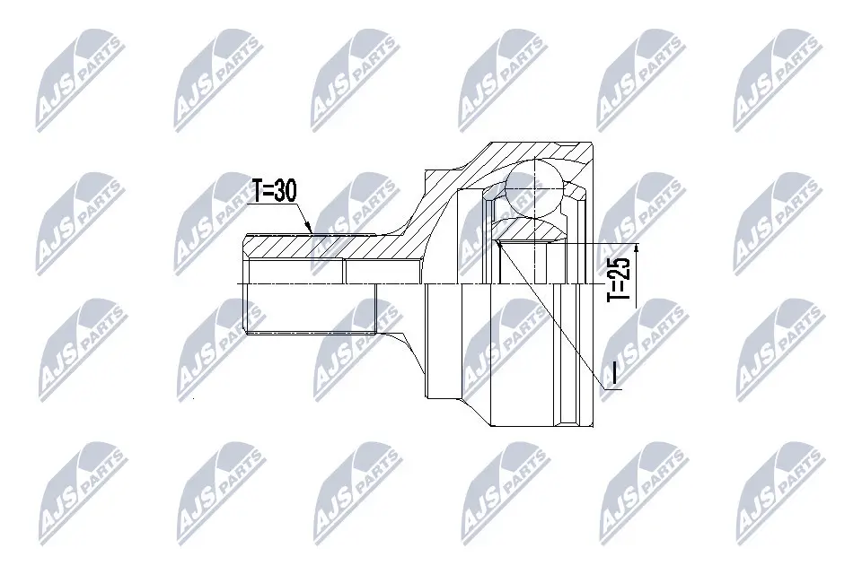 Joint Kit, drive shaft (NPZ-ME-021)