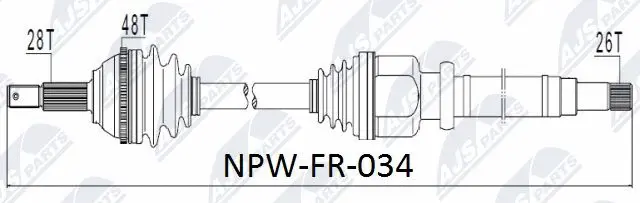 Drive Shaft (NPW-FR-034)