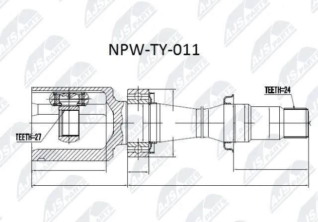 Joint Kit, drive shaft (NPW-TY-011)
