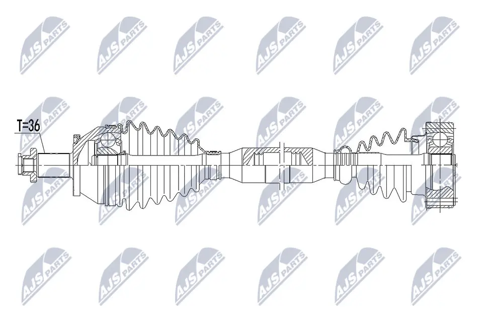 Drive Shaft (NPW-VW-165)