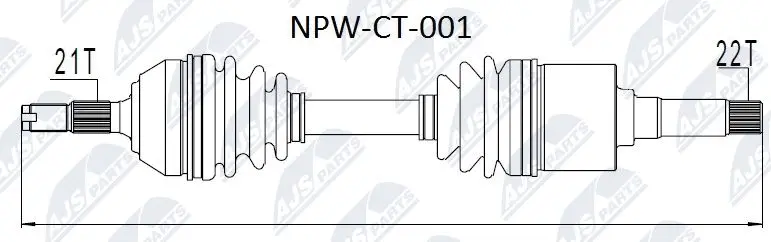Drive Shaft (NPW-CT-001)