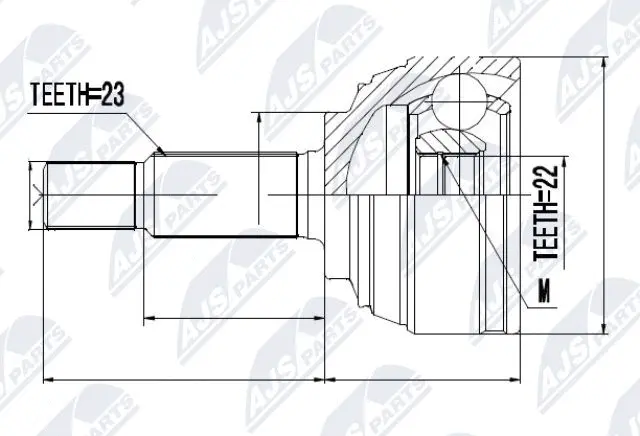Joint Kit, drive shaft (NPZ-NS-058)