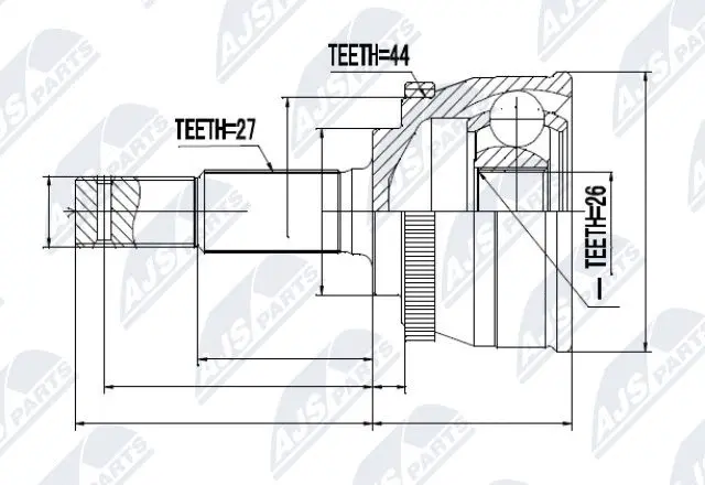 Joint Kit, drive shaft (NPZ-NS-061)