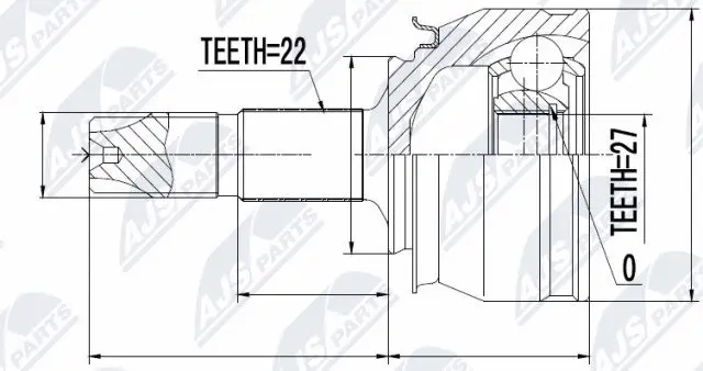 Joint Kit, drive shaft (NPZ-FT-050)