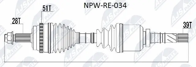 Drive Shaft (NPW-RE-034)
