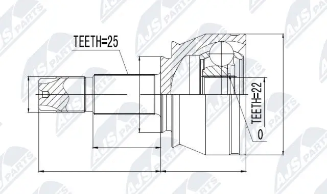 Joint Kit, drive shaft (NPZ-FT-024)