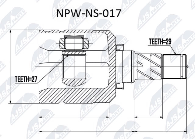 Joint Kit, drive shaft (NPW-NS-017)