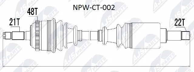 Drive Shaft (NPW-CT-002)