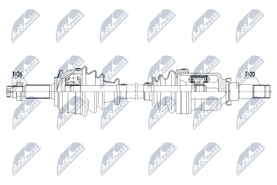 Drive Shaft (NPW-TY-119)
