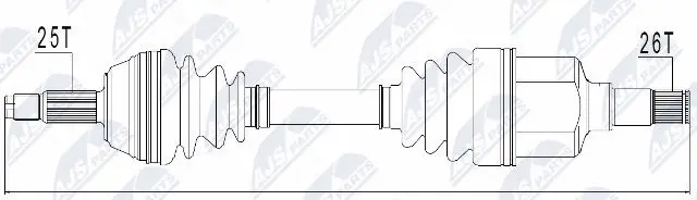 Drive Shaft (NPW-FR-040)